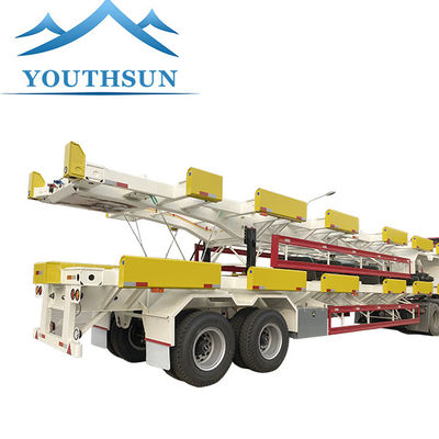 45tons 60tons 40ft 45ft コンテナのためのターミナルセミトレーラー 40ft コンテナ容量