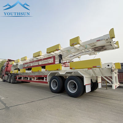 45tons 60tons 40ft 45ft コンテナのためのターミナルセミトレーラー 40ft コンテナ容量