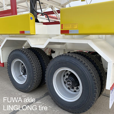 45tons 60tons 40ft 45ft コンテナのためのターミナルセミトレーラー 40ft コンテナ容量