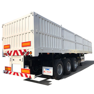 13T/14T/16T/20T BPW/FUWA 3軸の横壁付き平床半トレーラー