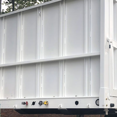 13T/14T/16T/20T BPW/FUWA 3軸の横壁付き平床半トレーラー