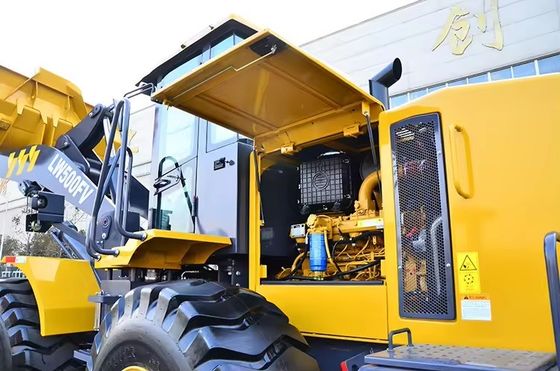 8000*3016*3515 寸法 LW500F 5 トンの車輪ロード機 鉱山ロード機 ワイチャイ/カミングスエンジン