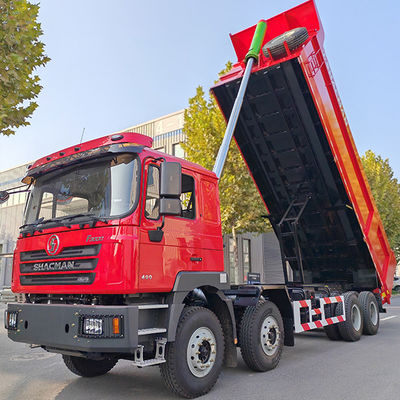 12 前向きシフト番号 Shacman 8X4 F3000 重機械用ダンプトラック フラットキャビ