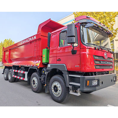 12 前向きシフト番号 Shacman 8X4 F3000 重機械用ダンプトラック フラットキャビ