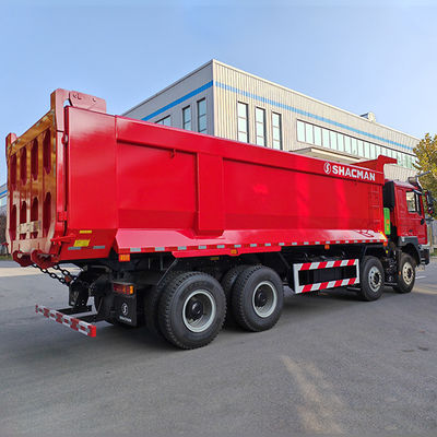 12 前向きシフト番号 Shacman 8X4 F3000 重機械用ダンプトラック フラットキャビ